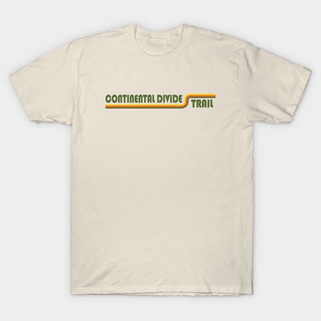 Continental Divide Trail T-Shirt by esskay1000